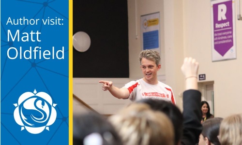 Latest News » Award-winning football author inspires Swanmore pupils